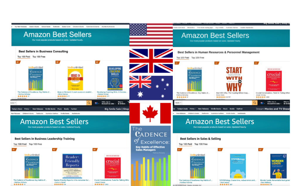 The Cadence of Excellence is an international best seller on Amazon